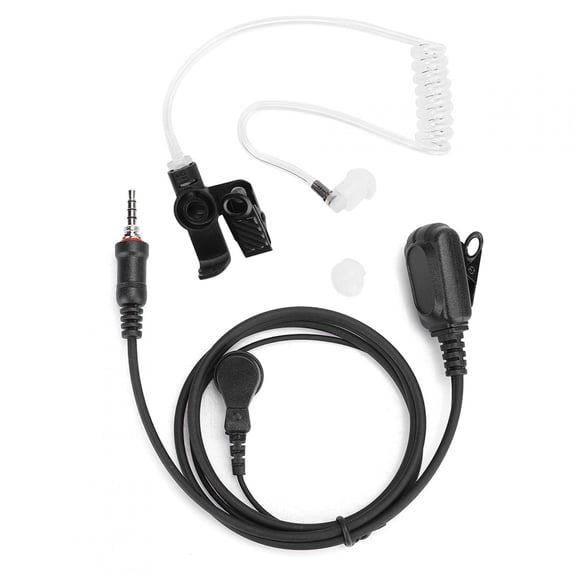 Riousery In-Ear Waterproof Air Guide Headset Headphone Accessory for ICOM IC-M33 M25 M34 Noise Canceling Radio Communication Earpiece Replacement Part IP54 Heavy Duty (7.87 inches / 20 cm)