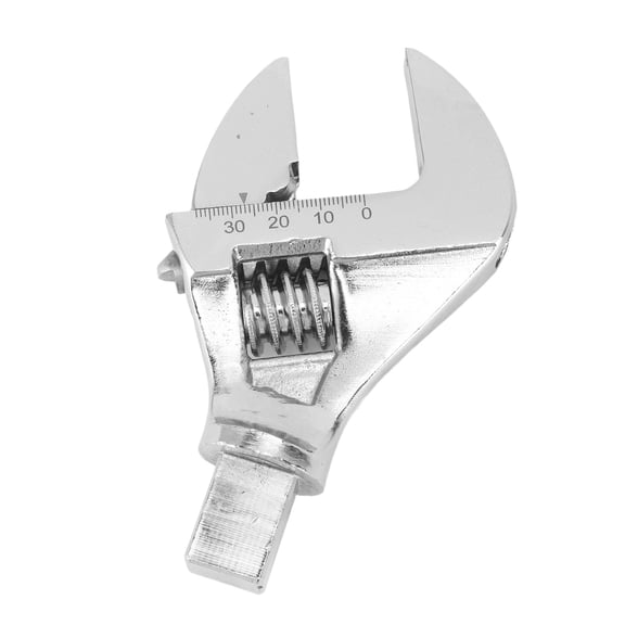 Riousery Industrial Adjustable Torque Wrench Exchange Head Chromium Vanadium Steel Large Opening Spanner Head 0-37mm / 0-1.5in