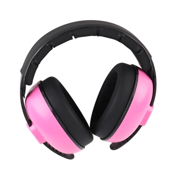 Riousery Industrial Noise Reduction Hearing Protection Earmuffs NRR 31DB Portable Ear Muffs Rose Red