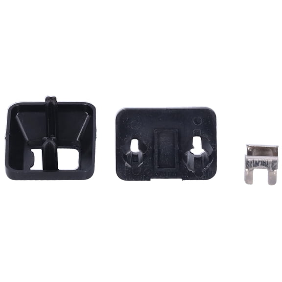 Riousery Inner Sun Visor Hook Clip Set 8U0857562A Retainer Holder Bracket Replacement Accessory For Audi A1 A3 S3 A4 S4 Q3 RS3 Heavy Duty Plastic Car Interior Clip, 3 Pieces / 3.0 x 5.0 Inches