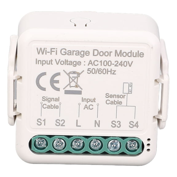 Riousery Intelligent Garage Door Controller APP Voice Control Timer Smart WiFi Garage Door Opener 100-240V