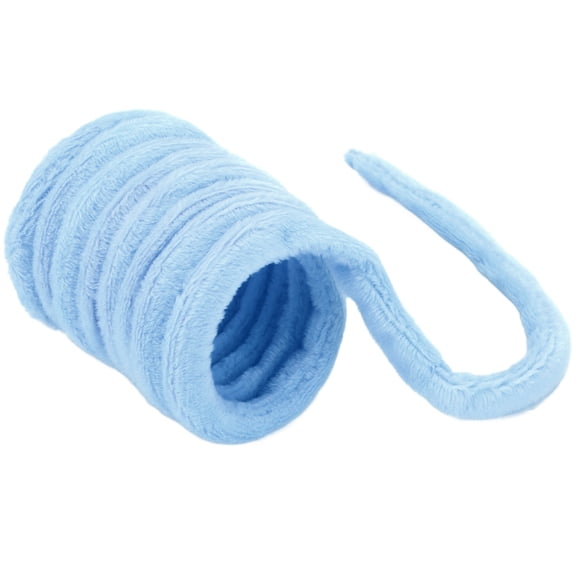 Riousery Interactive Plush Cat Spring Toy, Safe and Non-Toxic Chewable Bouncing Teaser for Kittens and Adult Cats, Improves Feline Health with Engaging Play, Blue, 2.4 inches / 6 cm Length