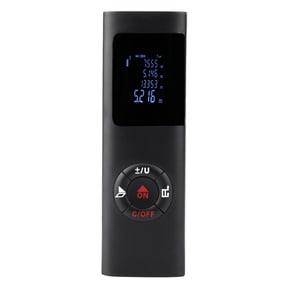 Riousery JQ40 Digital Handheld Mini Laser Distance Area Volume Meter Portable Rangefinder 131ft / 40m High Precision Measuring Tool for Construction Residential Commercial Use Black