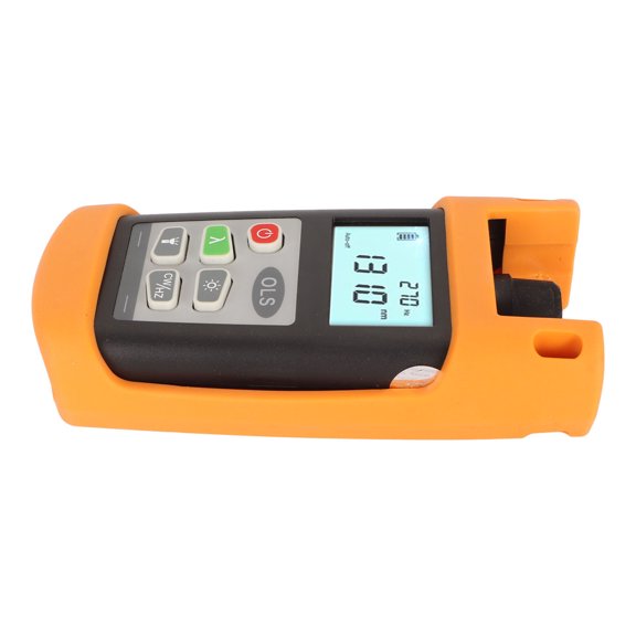 Riousery KLS-25M-S Optical Light Source 1310/1550nm Dual Wavelength Handheld Stabilized Light Source Single Mode Light Source OLS Mini Fiber Optic Cable Tester for Network Testers (5.1 in / 130 mm)