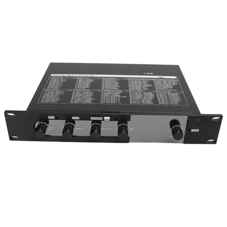 Riousery Karaoke Mixer Effector 99 DSPs Wireless Digital Stereo Sound Effect Processor 100-240V US Plug Multi-Effects Audio System For Home KTV Studio Stage Performance Equipment 14.57 inches / 37 cm