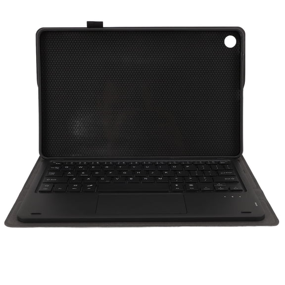 Riousery Keyboard Protective Case for Amazon Fire Max 11 11.0 Inch (13th Gen 2023) Detachable Wireless Bluetooth Touch Keyboard 7-Color Backlight Built-in Pencil Holder Slim Cover Black