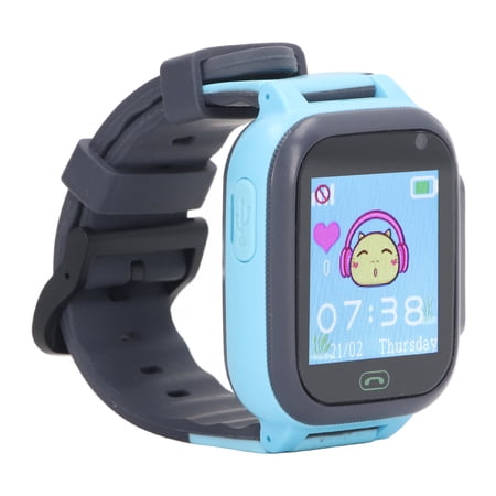 Riousery Kids Smart Watch 1.44 in / 3.6 cm Touchscreen Video Call Camera Alarm Flashlight Silicone Band Blue