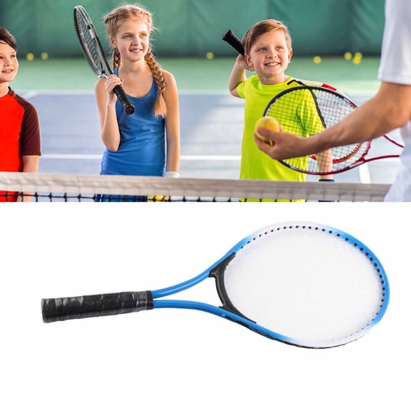 Riousery Kids Tennis Racket Shock Absorbing Professional Iron Frame Children Tennis Training Racquet for 3 to 5 Years Old 21.65 inches / 55 cm