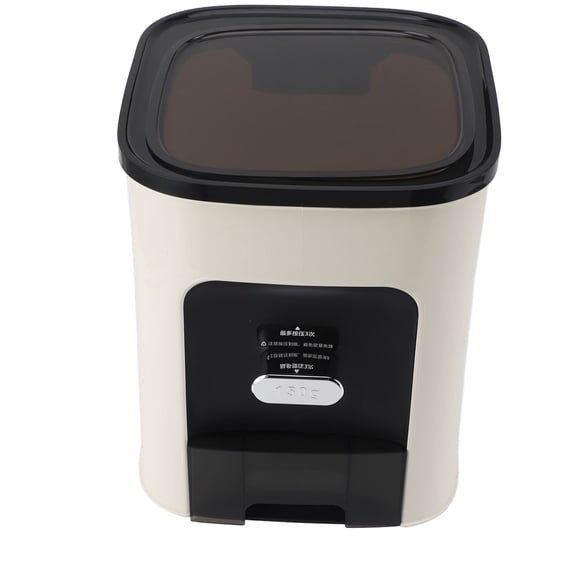 Riousery Kitchen Rice Bucket PET and PP Multifunctional Thickened Grain Food Storage Bucket Small Size 6kg (13.2 lbs), 6 L Airtight Rice Dispenser for Pantry, 11.1 inches / 28 cm