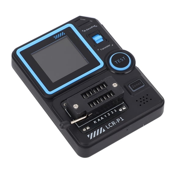 Riousery LCR-P1 Transistor Tester 1.44 Inch Screen Multi-Functional Capacitor Resistor Mosfet Meter Diode Electronic Component Tester