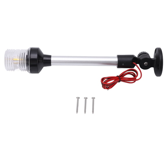 Riousery LED Anchor Navigation Lights Waterproof All Round 360 Boat Light for Marine Yachts 12V-24V High Visibility 12 inches / 31.0 cm