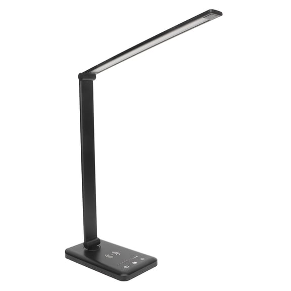 Riousery LED Desk Lamp Touch Control Adjustable Brightness Foldable Task Lamp with Wireless Charging 5 Color Modes, 16.9 inches / 43 cm