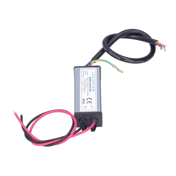 Riousery LED Driver 20-24W Power Supply Transformer AC95-265V to DC24-42V Constant Current 600mA IP65 Waterproof Weatherproof Housing Low Voltage Lighting Connector Adapter