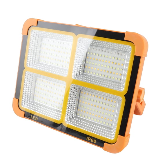 Riousery LED Portable Solar Work Light 200W 4800mAh 15000LM 288 Beads 4 Modes IP66 Rechargeable Emergency Worklight (8.66 inches / 22 cm)