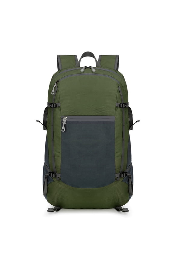 Lightweight Foldable Backpack Packable Travel Daypack for Men and Women, Water-Resistant Hiking Camping Cycle Outdoor Backpack, Army Green, Compact Design 15.5L Capacity