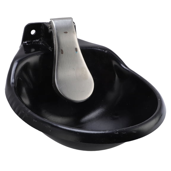 Riousery Livestock Automatic Waterer Bowl Steel Thickened Large Capacity Drinking Water Bowl Water Fountain for Horse Goat Sheep Cattle (18.11 inches / 46 cm)