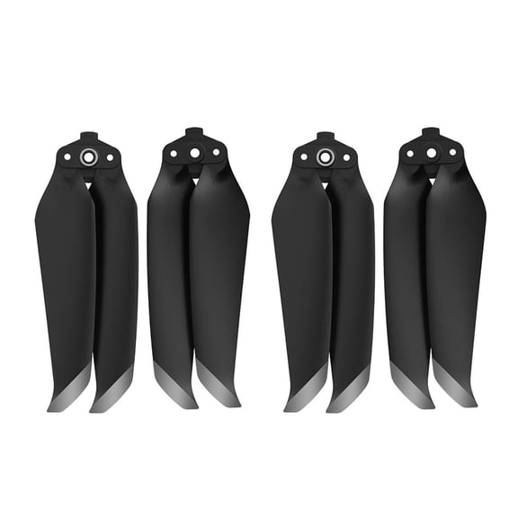 Riousery Low Noise Drone Propellers Replacement for DJI MAVIC AIR 2, Reliable Quick-Release ABS Propeller Blades Wings Quadcopter Extended Flight Accessories Pack (4 Pcs, 2 Pairs, Silver Tip)