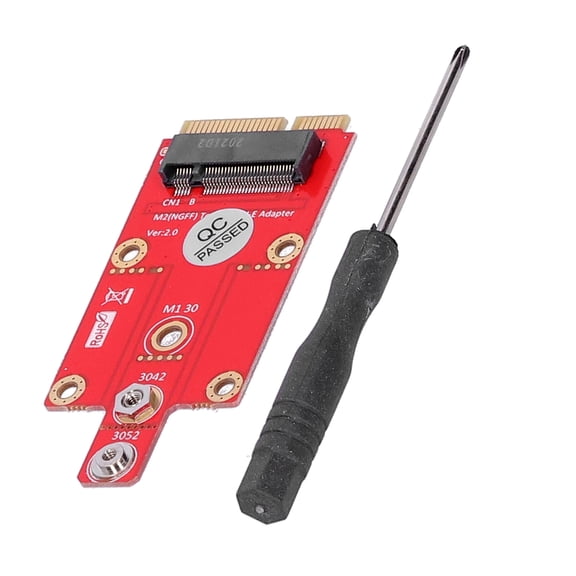 Riousery M.2 B Key to Mini PCI-E Adapter Card for 3G 4G 5G Converter Header Expansion Module, Full-Size and Half-Size mPCIe Slot Support, 1.97 x 1.18 inches / 50 x 30 mm