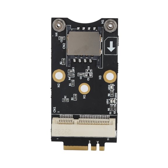 Riousery M.2 to Mini PCIE Adapter A/E Key 3G 4G WIFI Module with SIM Card Slot Expansion Board Assembly High Performance Computer Port Card for Expansion and Networking Capabilities