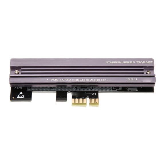 Riousery M.2 NVMe SSD to PCIe Adapter 750MB/s X1 X4 X8 X16 Support 2230 2242 2260 2280 Expansion