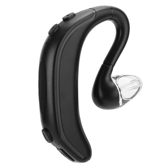 Riousery M-800 Wireless Bluetooth 5.1 Monaural Headset, Business Earpiece with Long Standby Time & Stereo Sound, Built-in Mic, 10m Range, Universal Fit for Left/Right Ear, Lightweight Design, Black
