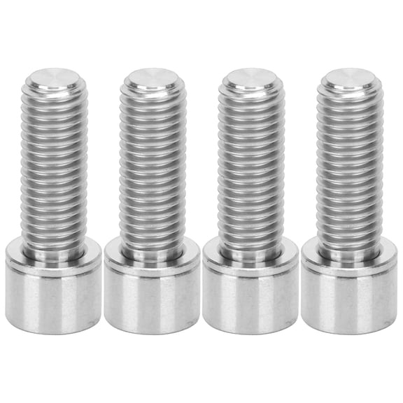 Riousery M7x20mm Bike Handlebar Stem Bolts Screws, Titanium Alloy Bicycle Inner Hex Fixed Stem Fastener Screws Pack of 4 (Titanium Color, 0.78 inches / 20 mm)