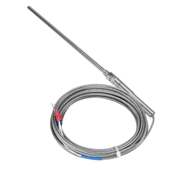 Riousery M8 Thread Type K Thermocouple 5.9 inches / 150mm Probe Temperature Sensor Wire 32-752 F / 0-400 C (5 m)