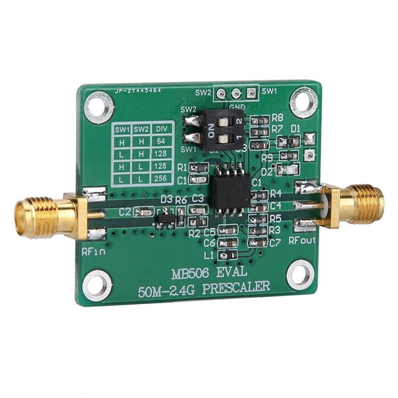 Riousery MB506 Module 2.4GHz Microwave Prescaler 64 128 256 Frequency Divider For DBS CATV Transceiver High Frequency Phase Locked Loop Synthesizer Circuit (2.64 inches / 6.7 cm)