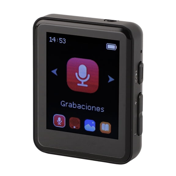 Riousery MP3 MP4 Player 1.8 Inch Touch Screen HiFi Sound Portable 128GB Expandable Bluetooth Video Music Player with Back Clip 4GB Internal Memory / 1.8" Display (Black)