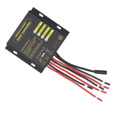 Riousery MPPT Solar Charge Controller 12V 24V 10A Bluetooth Intelligent Water Resistant Universal Regulator for Sealed Battery, Compact Weatherproof Design for Outdoor Renewable Energy Systems