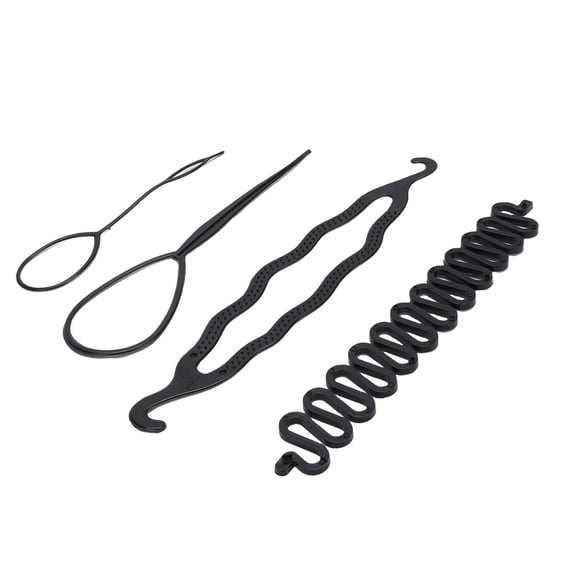 Riousery Magic Hair Braiding Tools Set, 4 Pcs Ponytail Maker and Hair Loop Styling Accessories for Women and Girls, Professional French Braid Tool Kit (7.87 inches / 20.00 cm)