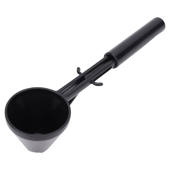 Riousery Measuring Scoop Funnel Anti-Spill Kitchen Tool Built-In Funnel for Ground Coffee Reusable Pods and Protein Powder Preparation (7.5 inches / 19 cm)