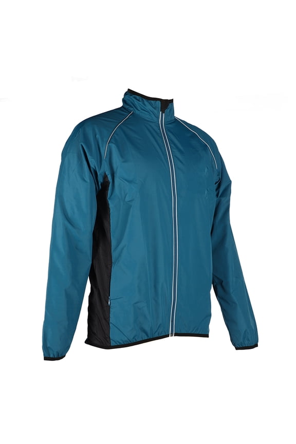 Men's Lightweight Waterproof Cycling Jacket Breathable Windbreaker Mountain Bike Coat Navy Blue Size XL For Running Fishing And All Outdoor Sports Activities