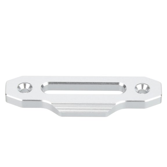Riousery Metal Winch Fairlead Hawse Cable Control Mount Replacement Part for TRX4 AXIAL SCX10 RC4W Front Bumper 1/10 RC Crawler Car Upgrade, Silver