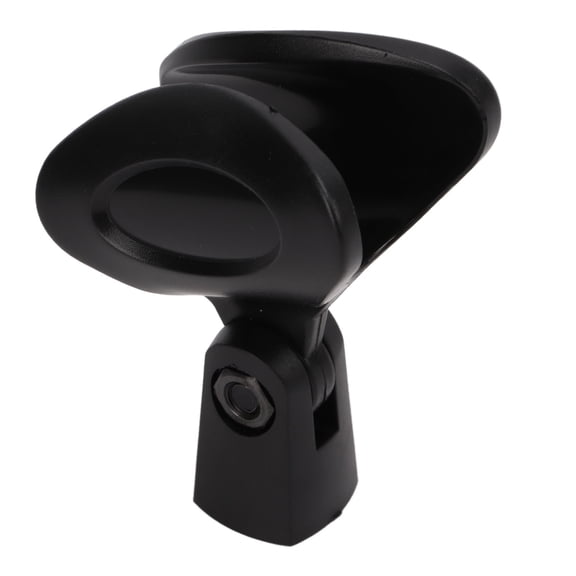 Riousery Mic Stand Clip R7 Microphone Holder Mount Adjustable 5/8in to 3/8in Screw Hole Plastic for Wired and Wireless Microphones (3.15 inches / 8.00 cm)