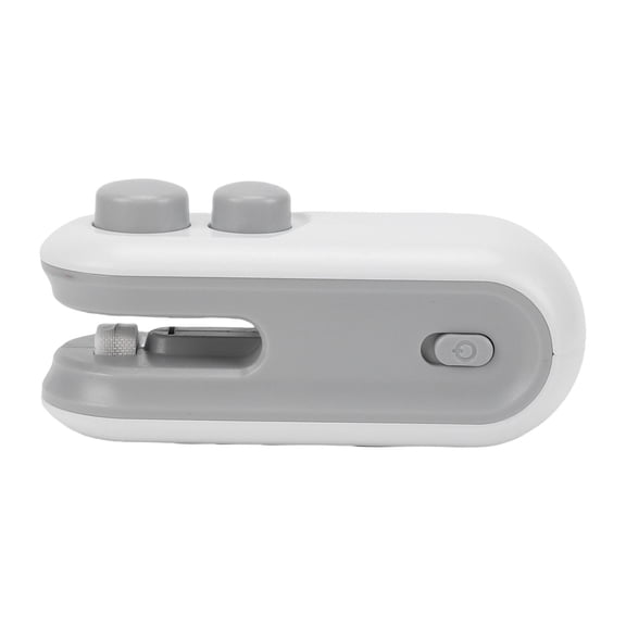 Riousery Mini Bag Sealer USB Rechargeable Handheld 2 in 1 Heat Sealer and Cutter with Magnetic Function Portable Snack Bag Sealing Machine for Food Storage and Freshness White 4.7x2.4x2.0 Inches