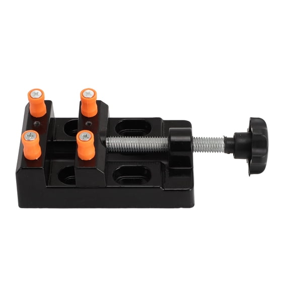 Riousery Mini Bench Vice Clamp, Heavy-Duty Aluminium Alloy Table Vise Clamp for Precise Jewelry DIY Carving Crafts, Watch Repairing, and Small Drill Press Work, Max Opening 2.1 inches / 5.4 cm