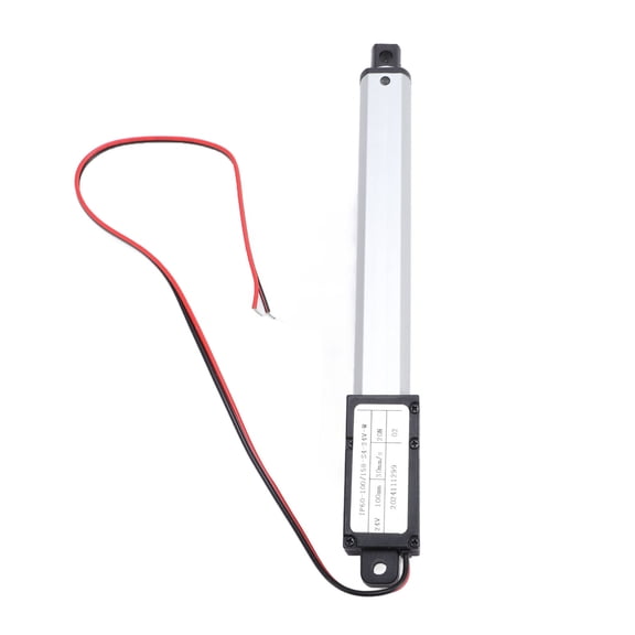 Riousery Mini Linear Actuator 20N Thrust 100mm Stroke 30mm/s Speed Small Electric Motor for RV Sofa Robot TV Table (3.94 inches / 10 cm)