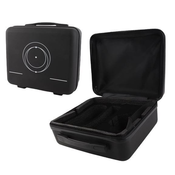 Riousery Mini Satellite Travel Case Nylon Hard Shell Shock Absorbing Foam Carrying Bag for Outdoor Camping RV Travel Water-Resistant Portable Storage Box 12.99 inches / 33 cm