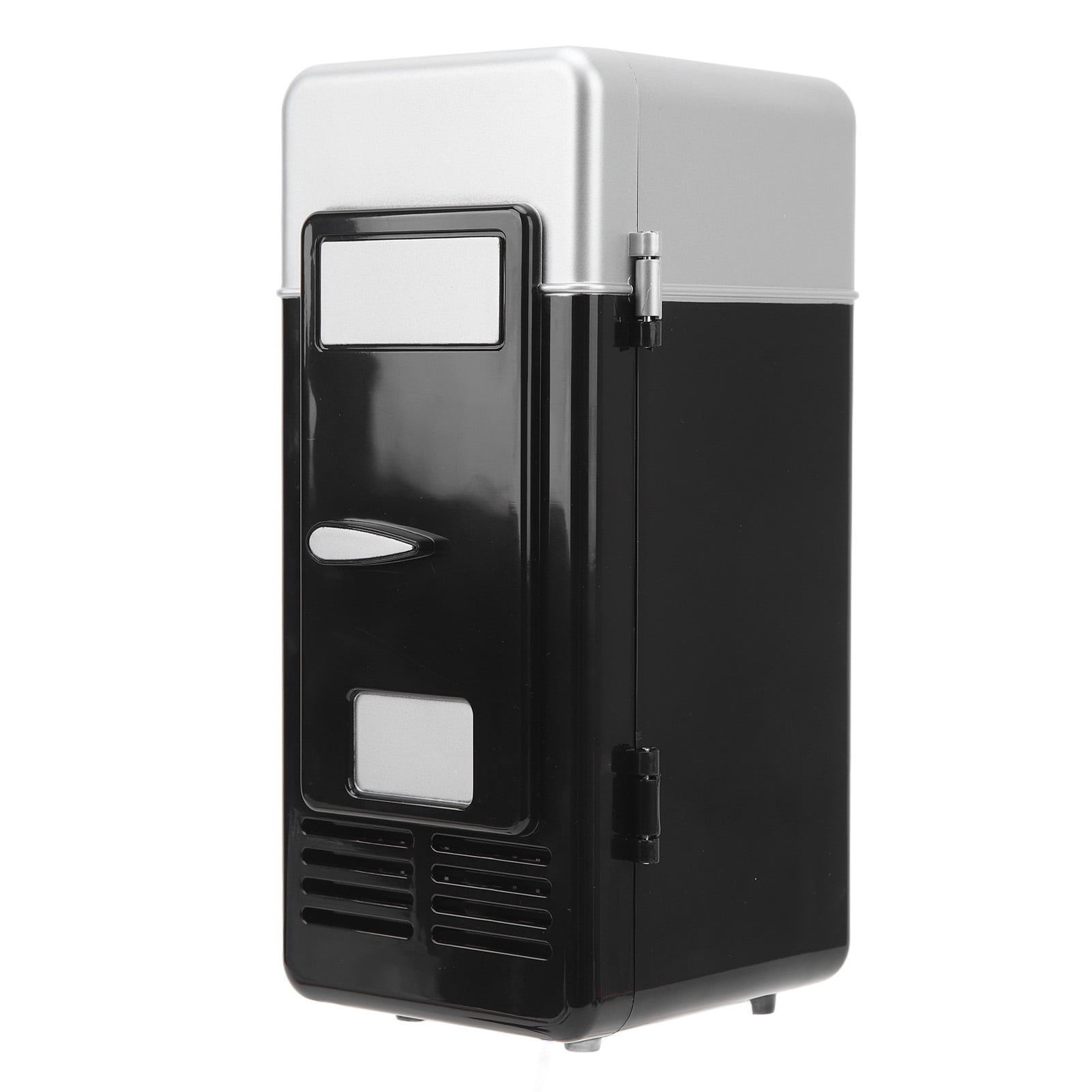 Riousery Mini Single Tank Refrigerator USB Rechargeable Portable Compact Cooler Fridge, 7.87 in / 20 cm, Black