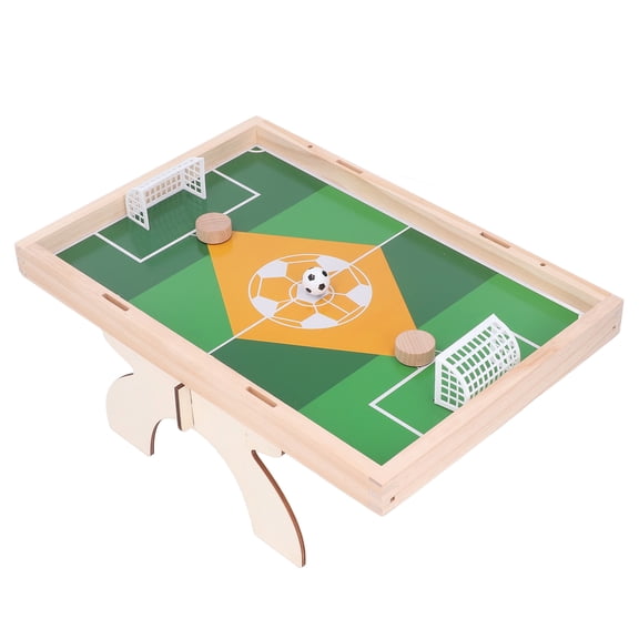 Riousery Mini Tabletop Foosball Table for Kids 2 Player Interaction Pine Wood Soccer Game Board