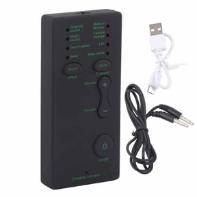 Riousery Mini Voice Changer Device Portable Sound Card Broadcast for Mobile Phone Computer Laptop Audio Sound Converter Kit[cite: 1]