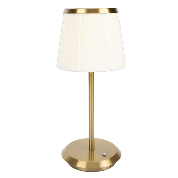 Riousery Modern Table Lamp Minimalist Soft and Comfortable Lighting Fabric Lampshade Cordless Night Stand Desk Light with 4000mAh Rechargeable Battery for Living Room Bedroom Cozy Ambience 20.1oz