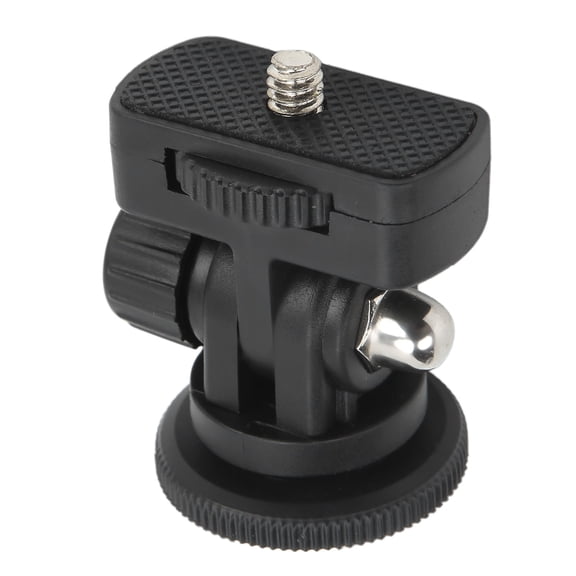 Riousery Monitor Ball Head 180 Degrees Adjustable Mini Camera Mount Bracket with Cold Shoe 1/4 Inch Screw Interface for DSLR Video Monitors and Microphones (Size: 2.36 inches / 6 cm)