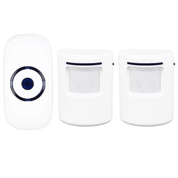 Riousery Motion Sensor Doorbell 36 Ringtones Adjustable Volume Wireless Body Sensor Door Entry Welcome Bell Kit 110-240V 656-984ft Range For Home Security[cite: 1]