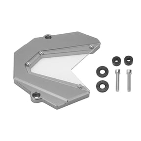 Riousery Motorcycle Front Sprocket Cover CNC Aluminium Alloy Chain Guard Protector Replacement for Yamaha MT-09 FZ09 2013-2017 Titanium (7.09 inches / 18.00 cm)