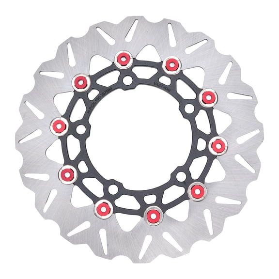 Riousery Motorcycle Front Wheel Brake Disc Rotor 10.51 inches / 267 mm Replacement for Honda PCX125 PCX150 PCX160 2021-2024, Red