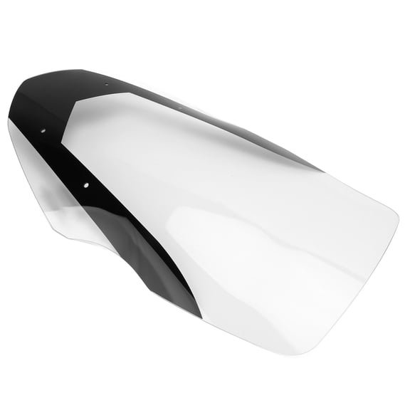 Riousery Motorcycle Front Windshield Shroud PMMA Transparent Wind Shield Deflector Screen Replacement for Yamaha Nmax155 Nmax125 2016 to 2018 (23.6 inches / 60 cm Length 17-Piece Set)