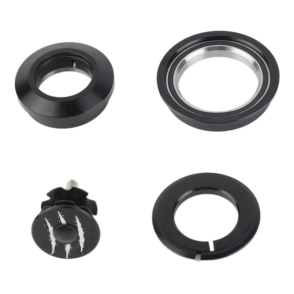 Riousery Mountain Bike Double Bearing Headset Road Bike Universal Type 28.6x44-55x30/39.8mm (1.12x1.73-2.16x1.18/1.56 inches) for Straight Tapered Fork