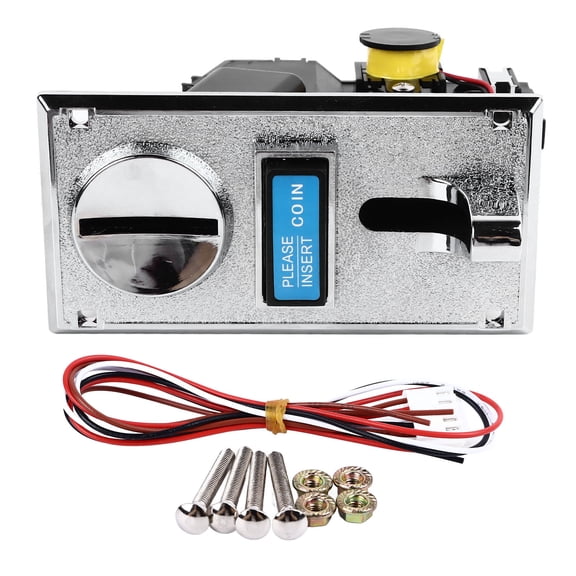 Riousery Multi Coin Acceptor Selector Smart High Accuracy Game Coin Slot Acceptor for Arcade Game Mechanism Vending Machine Premium Durable Plastic Hardware Components[cite: 1]